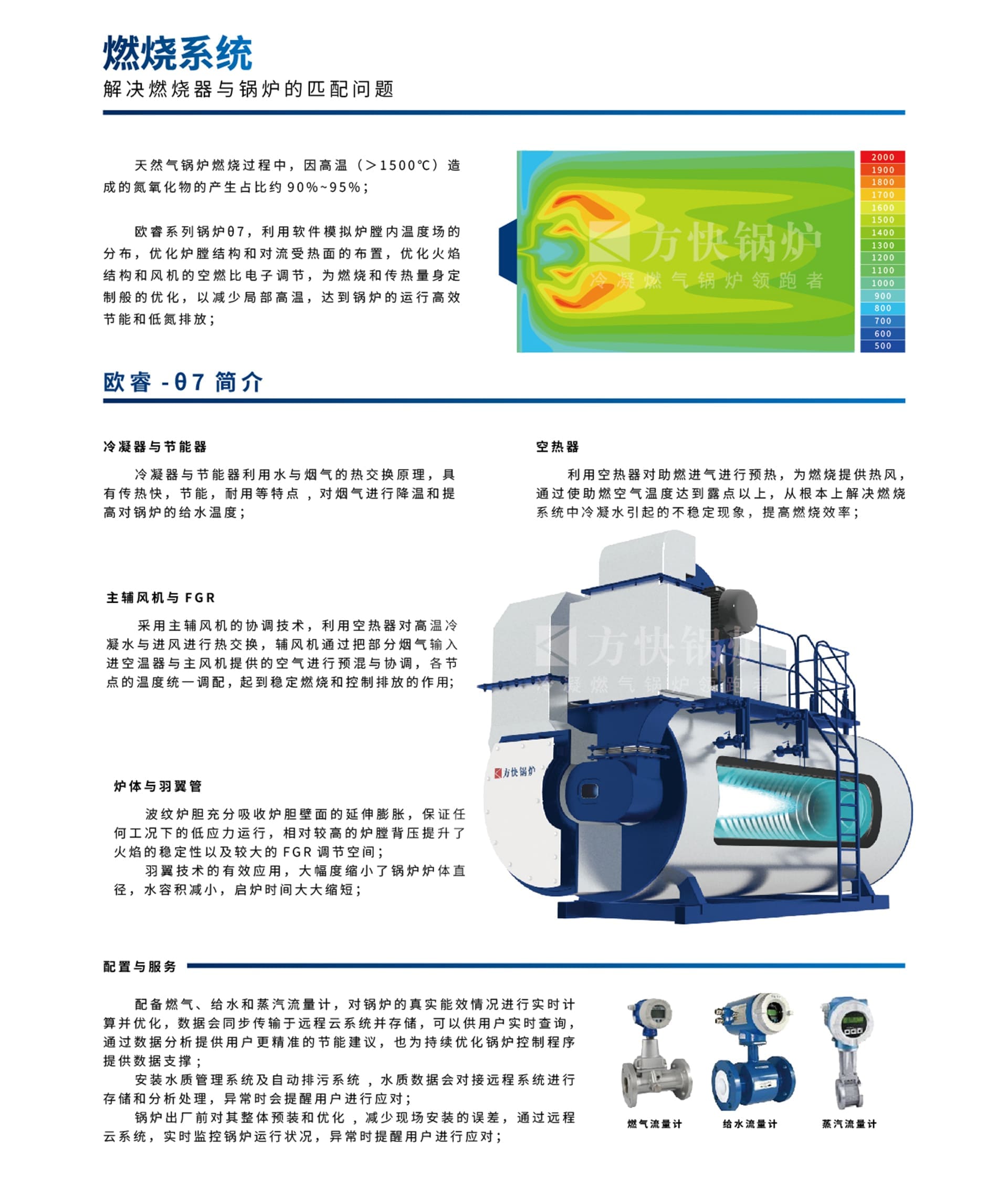 燃氣低氮冷凝蒸汽鍋爐技術
