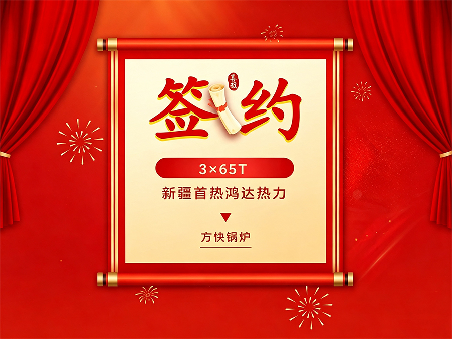 方快鍋爐-3臺65噸真空鍋爐簽約新疆市政熱力五家渠熱力改造項目